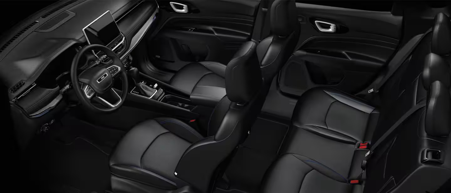 2026 Jeep Compass -- front and rear interior seats