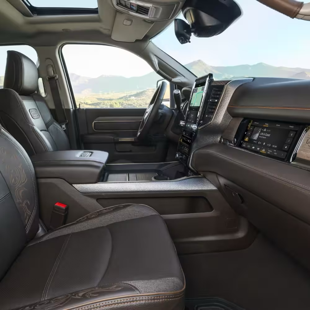 Ram 3500 front seat interior