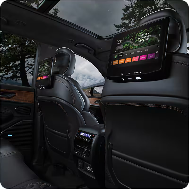 2026 Jeep Grand Cherokee -- rear seat entertainment