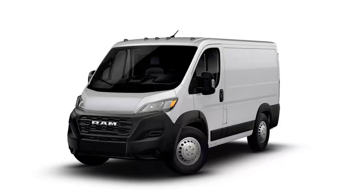 2026 RAM ProMaster Cargo Van -- rear view with doors open