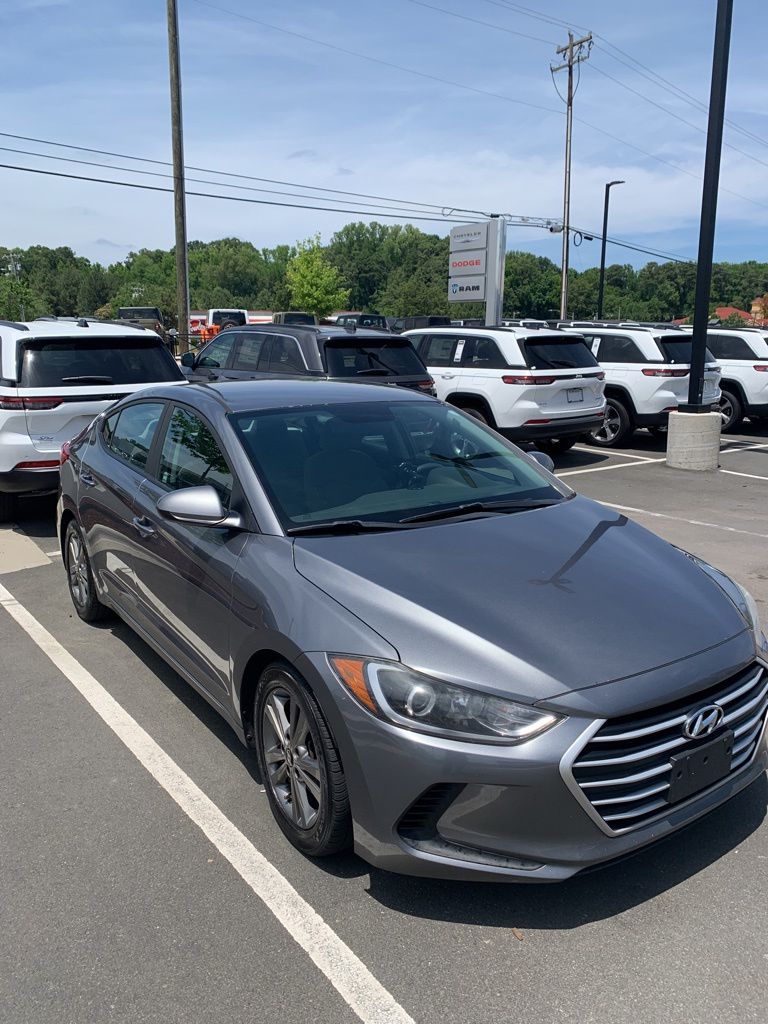 Used 2018 Hyundai Elantra SEL with VIN 5NPD84LF2JH255299 for sale in Durham, NC