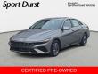 Certified 2026 Hyundai Elantra Hybrid Blue Sedan