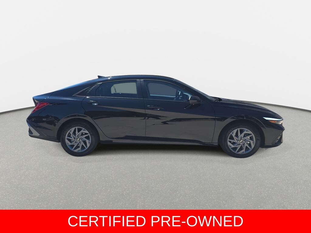 Certified 2026 Hyundai Elantra Hybrid Blue Sedan