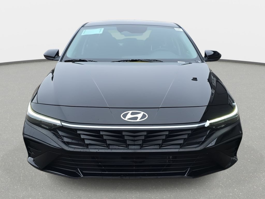 New 2026 Hyundai Elantra Hybrid Blue Sedan