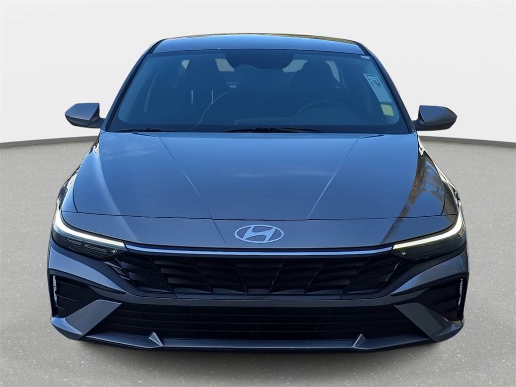 New 2026 Hyundai Elantra Hybrid Blue Sedan