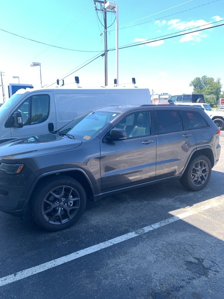 Certified 2021 Jeep Grand Cherokee 80th Edition with VIN 1C4RJFBG3MC811216 for sale in Durham, NC