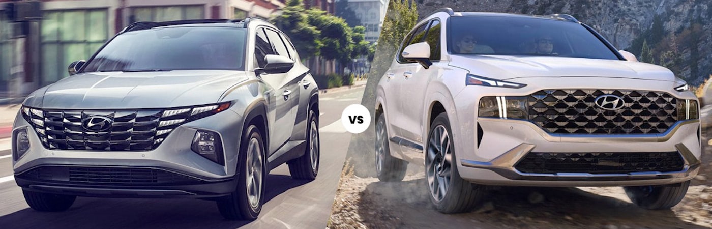 2023 Hyundai Tucson vs 2023 Hyundai Santa Fe