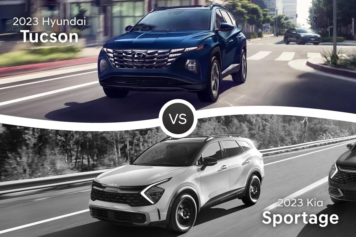 2023 Hyundai Tucson SUV vs KIA Sportage