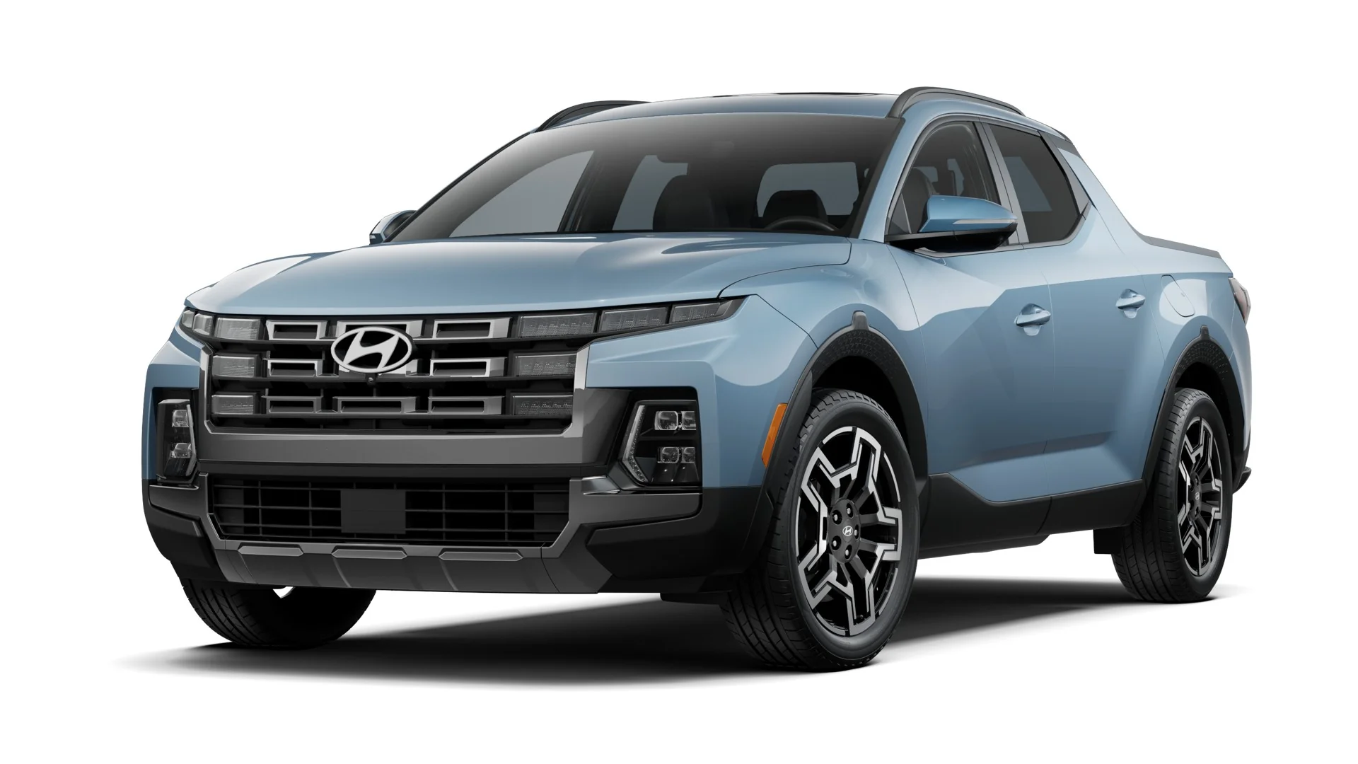 Hyundai Santa Cruz Limited in Blue Stone at Sport Durst Hyundai in Durham, NC