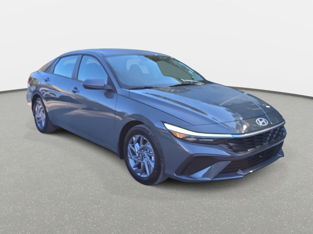 Certified 2026 Hyundai Elantra Hybrid Blue Sedan