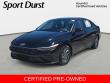 Certified 2026 Hyundai Elantra Hybrid Blue Sedan