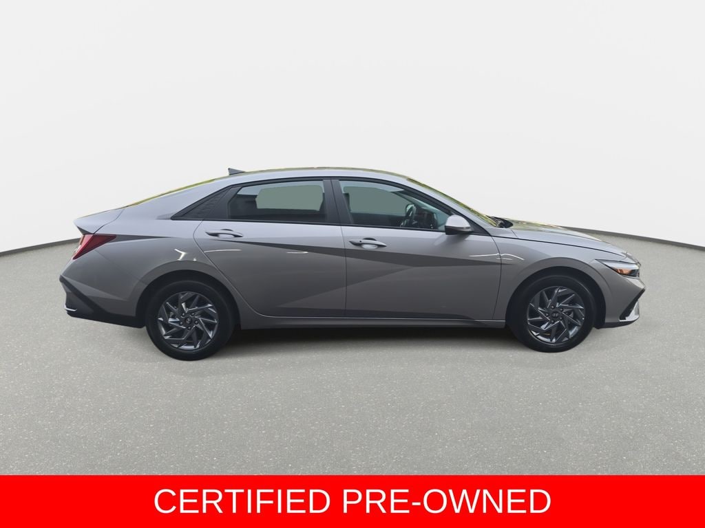 Certified 2026 Hyundai Elantra Hybrid Blue Sedan