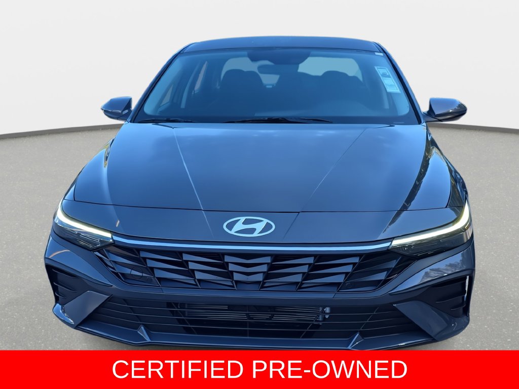 Certified 2026 Hyundai Elantra Hybrid Blue Sedan