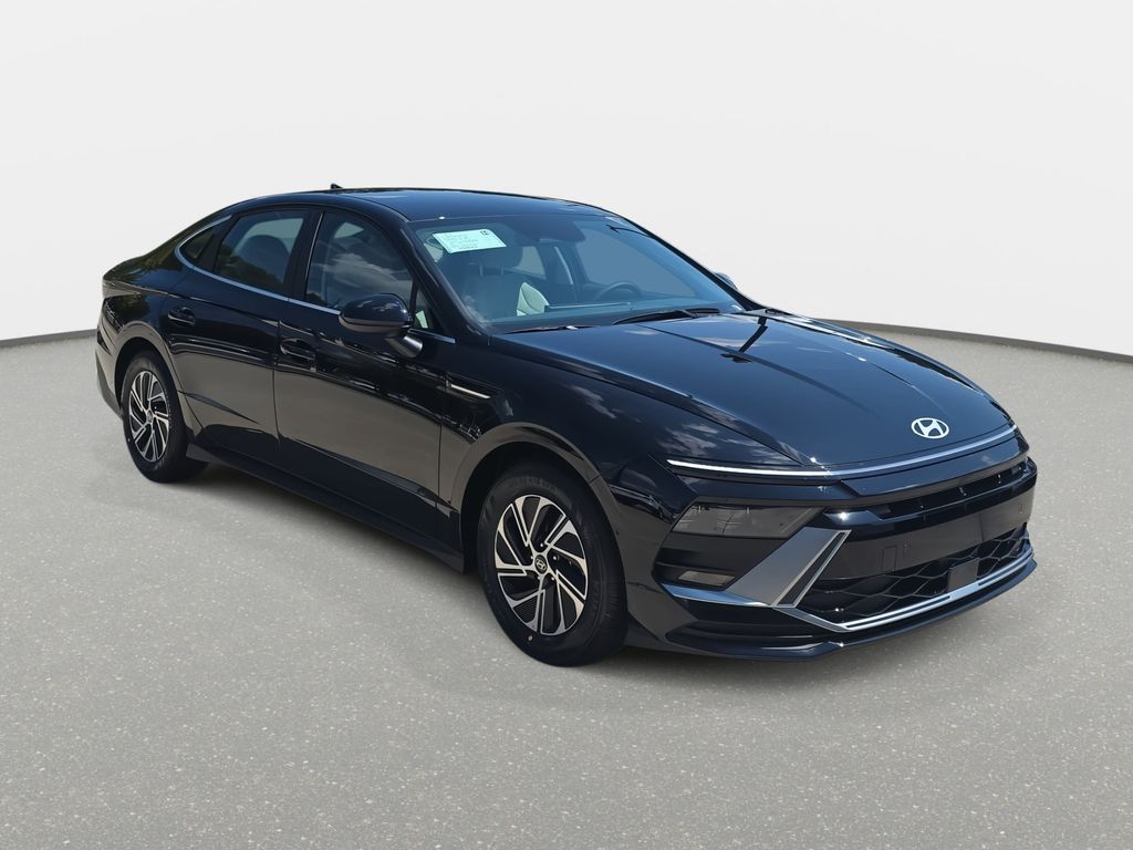 New 2026 Hyundai Sonata Hybrid Blue Sedan