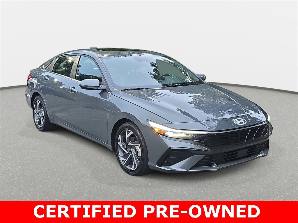 Certified 2025 Hyundai Elantra Hybrid Limited Sedan