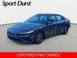 Certified 2026 Hyundai Elantra Hybrid Blue Sedan