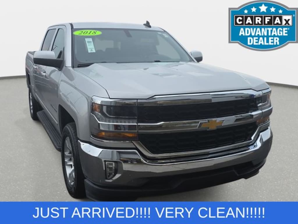 Used 2018 Chevrolet Silverado 1500 LT w/1LT Truck Crew Cab