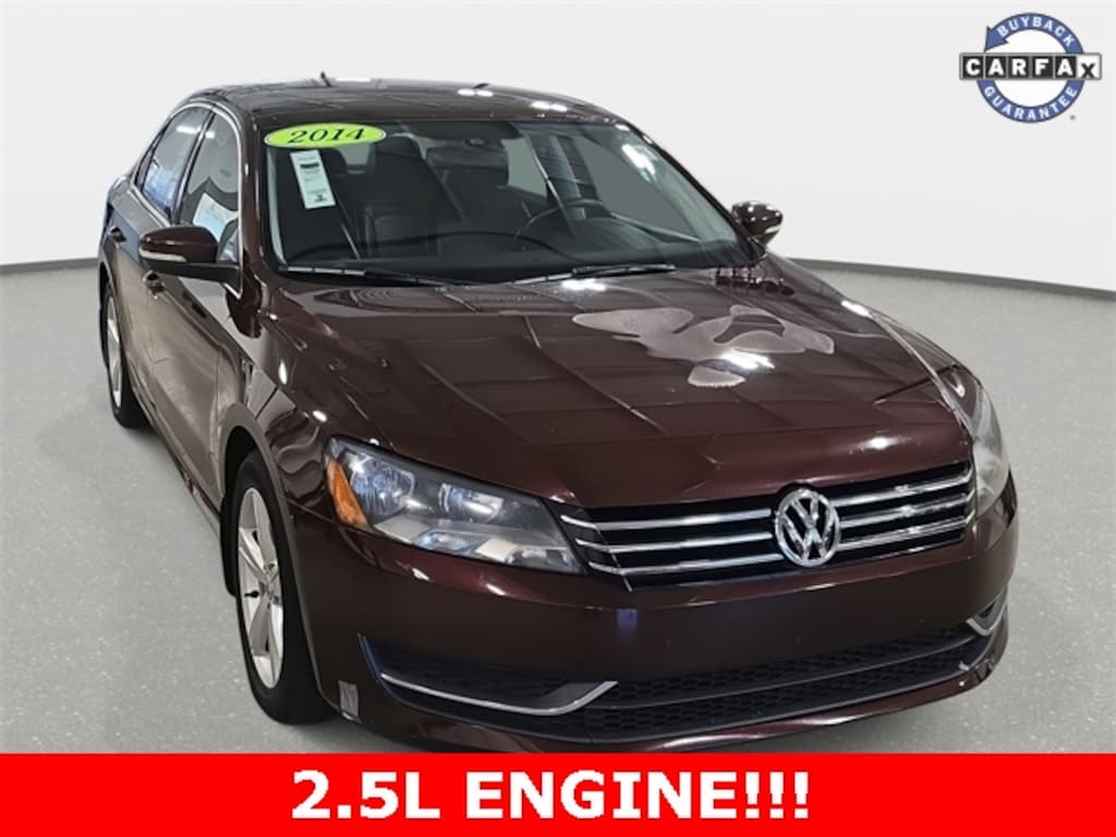 Used 2014 Volkswagen Passat 2.5L SE Sedan