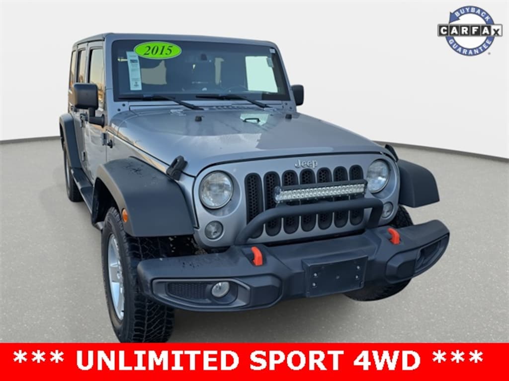 Used 2015 Jeep Wrangler Unlimited Sport 4x4 SUV
