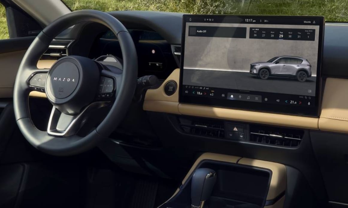2026 Mazda CX-5 interior dashboard and touchscreen