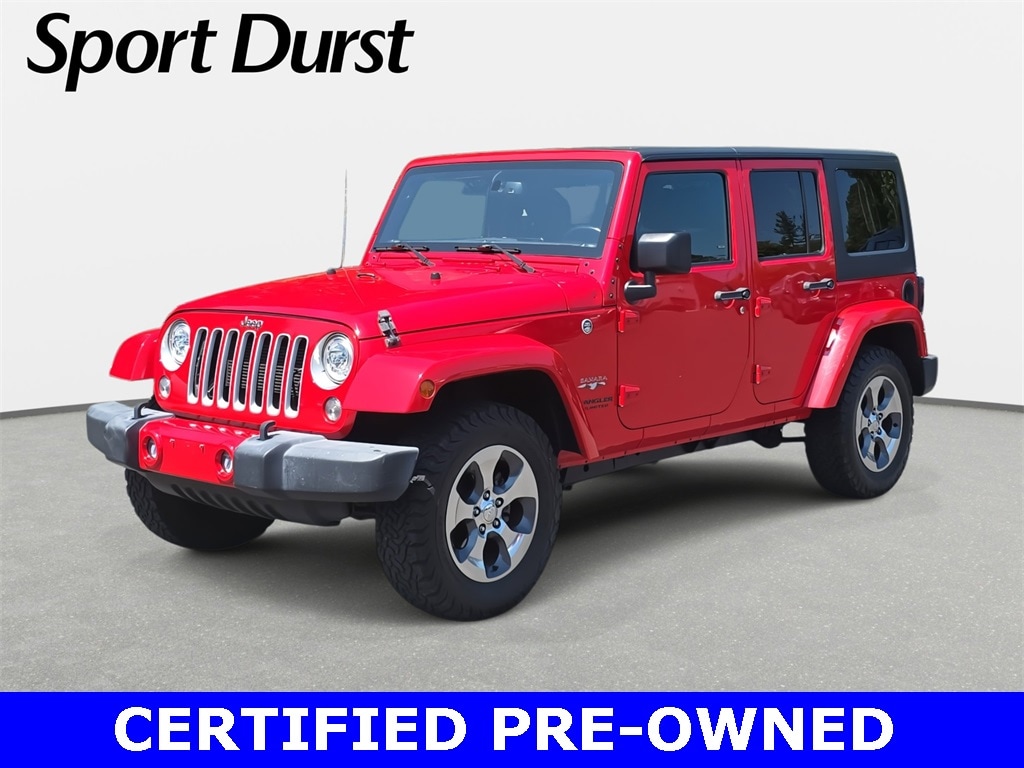 Certified 2017 Jeep Wrangler Unlimited Sahara with VIN 1C4HJWEG2HL668515 for sale in Durham, NC