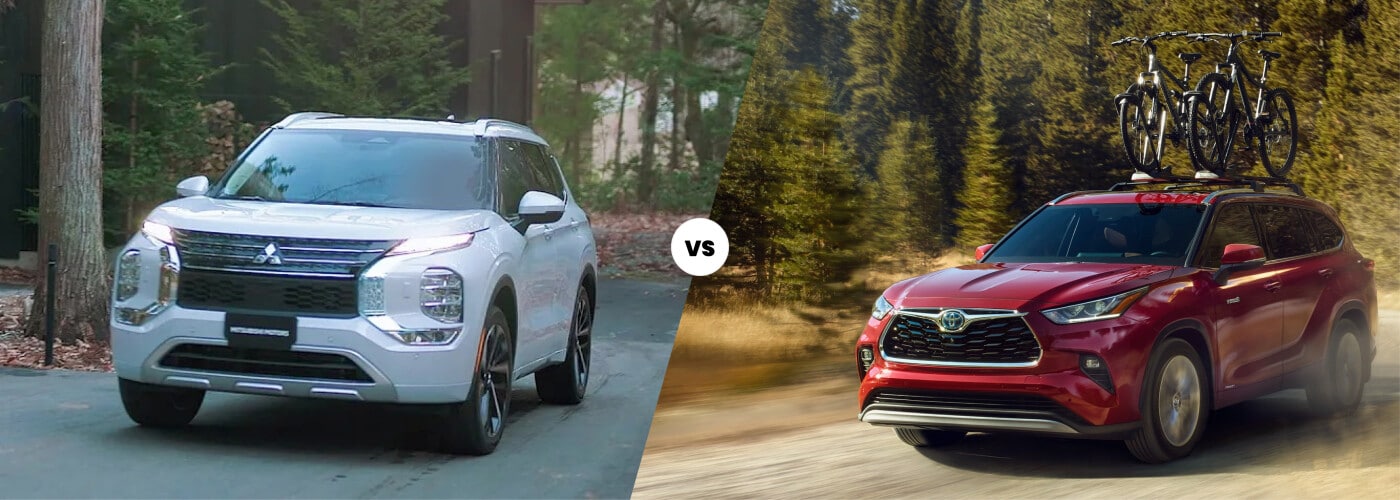 2023 Mitsubishi Outlander vs. 2023 Toyota Highlander
