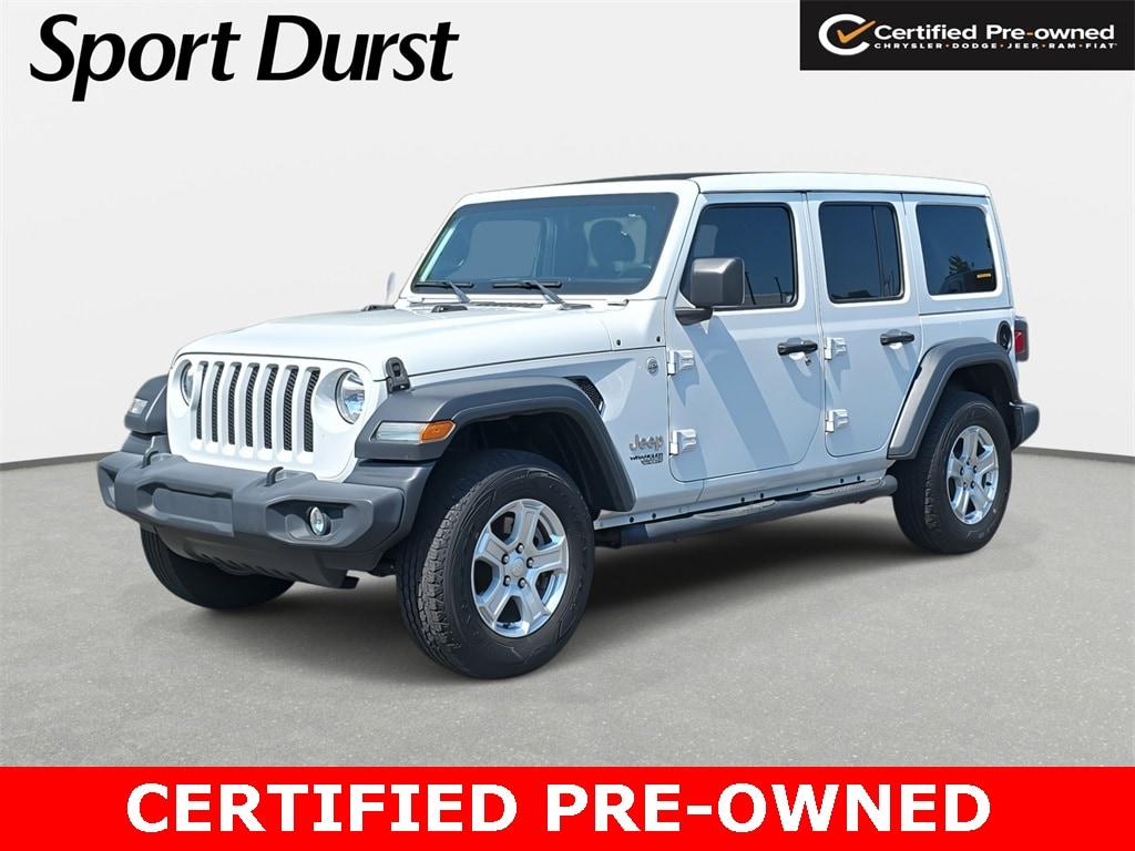 Certified 2020 Jeep Wrangler Unlimited Sport S with VIN 1C4HJXDG3LW268347 for sale in Durham, NC