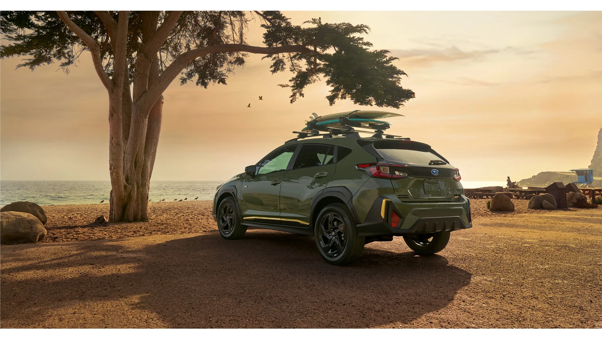 2026 Subaru Crosstrek Sport in Alpine Green with accessory equipment