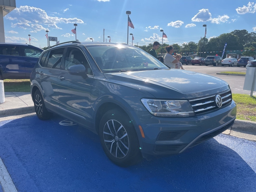 Used 2021 Volkswagen Tiguan SE with VIN 3VV3B7AX3MM005256 for sale in Jacksonville, NC