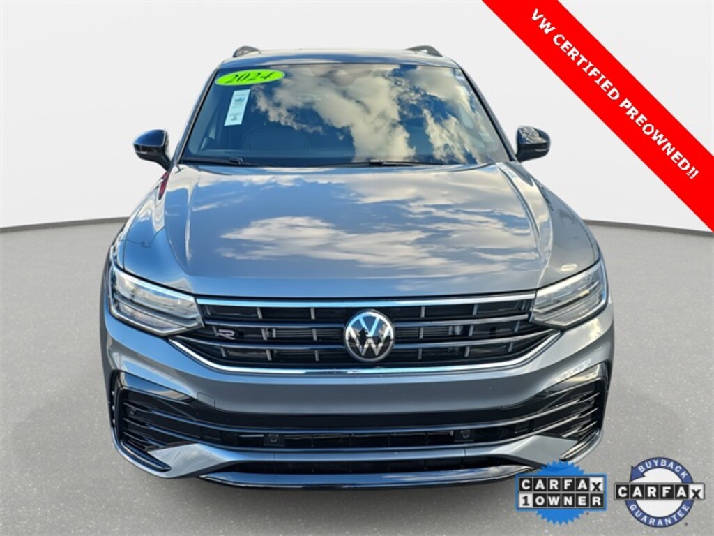 Certified 2024 Volkswagen Tiguan 2.0T SE R-Line Black SUV