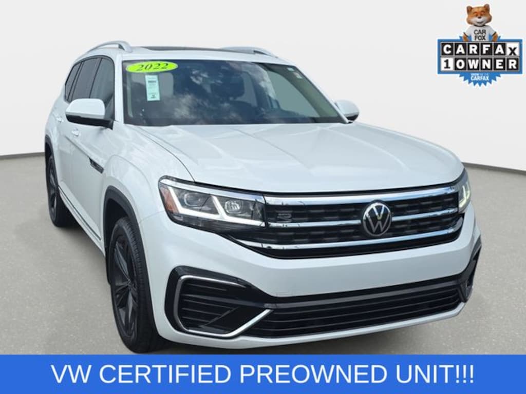 Certified 2022 Volkswagen Atlas 3.6L V6 SEL R-Line SUV
