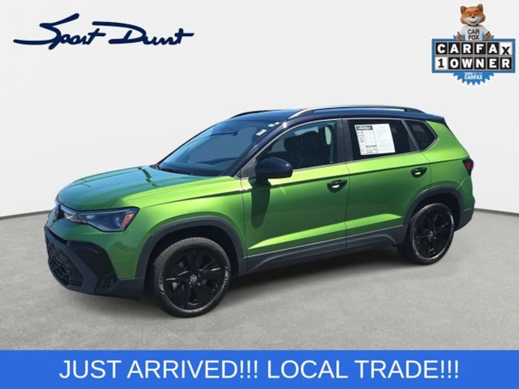 Certified 2025 Volkswagen Taos 1.5T SE Black SUV