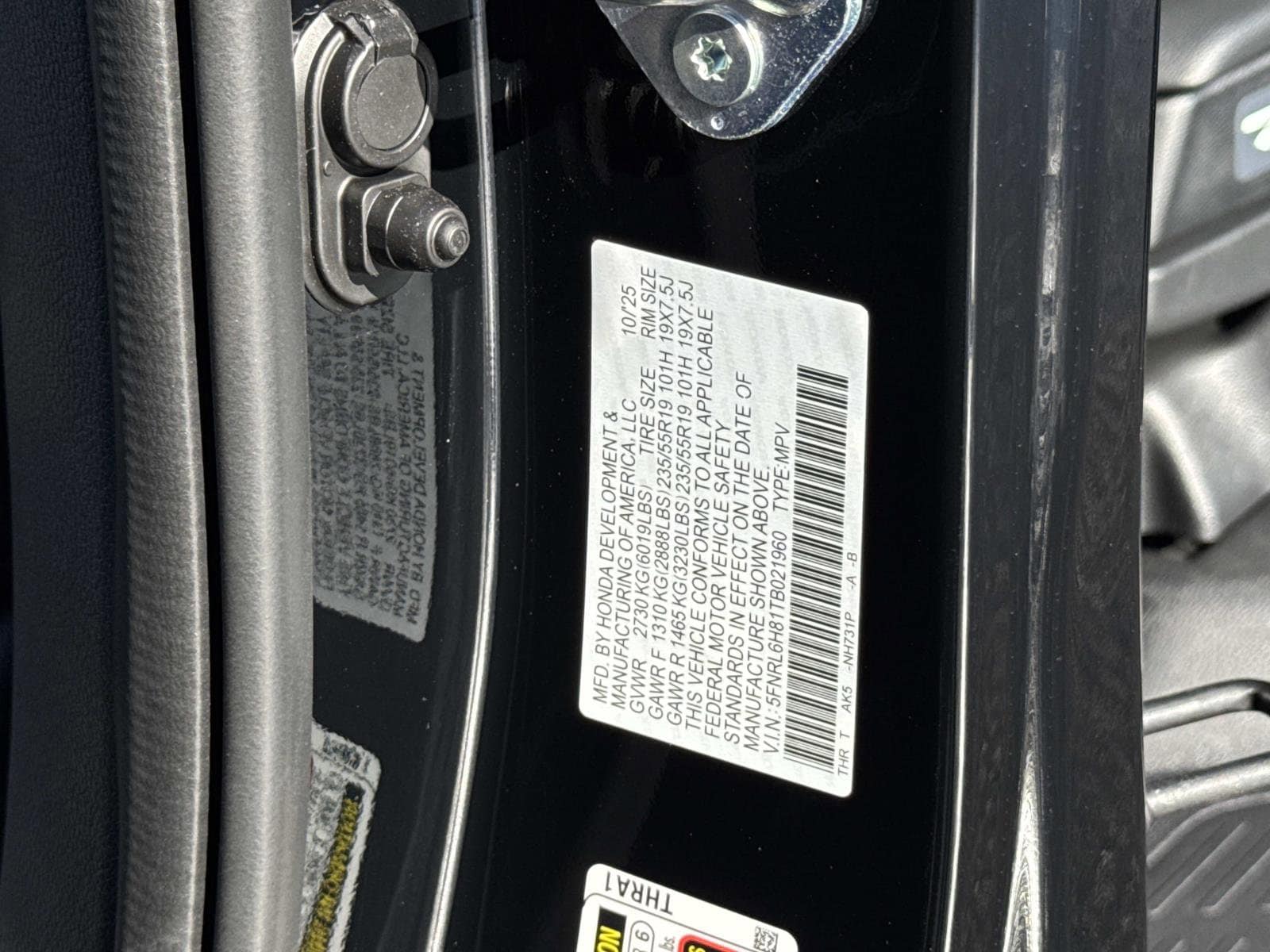 2026 Honda Odyssey Touring - Photo 25