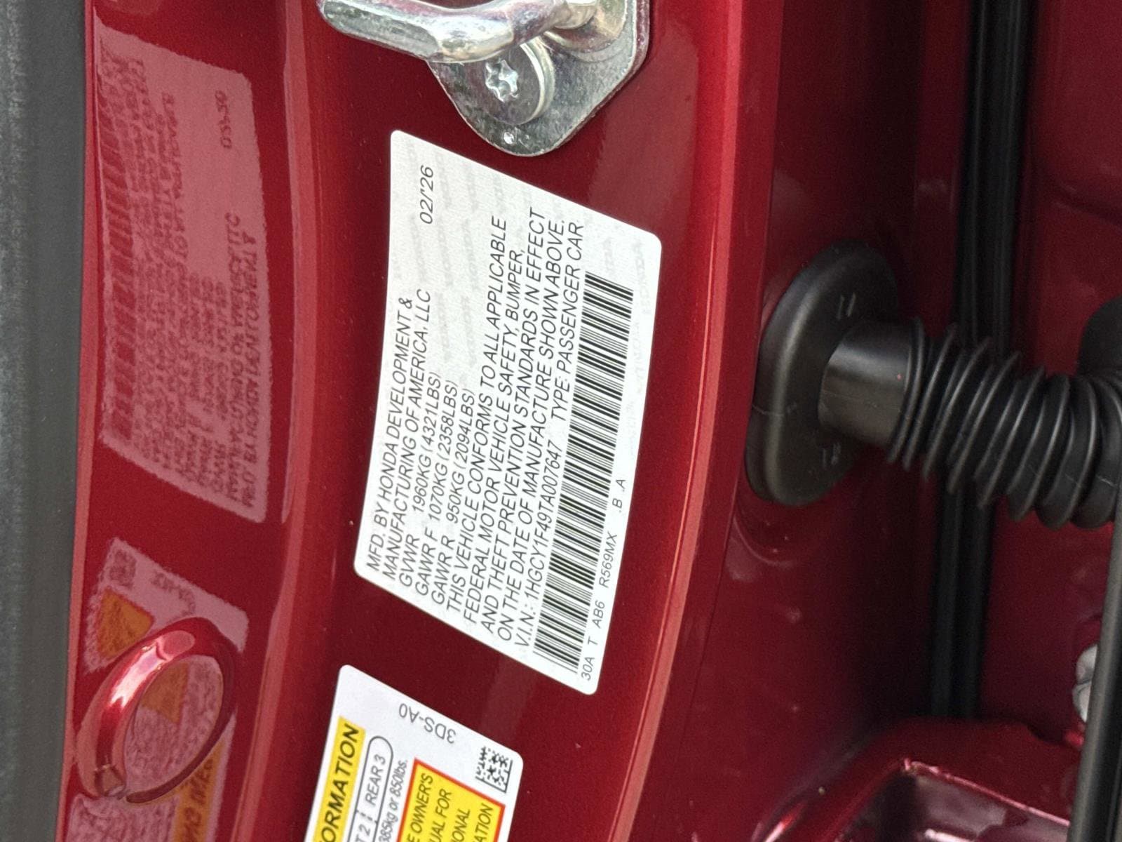 2026 Honda Accord SE - Photo 25