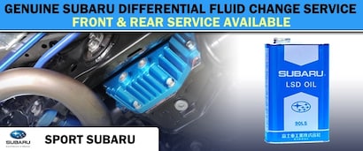 Subaru Differential Fluid Change | Sport Subaru