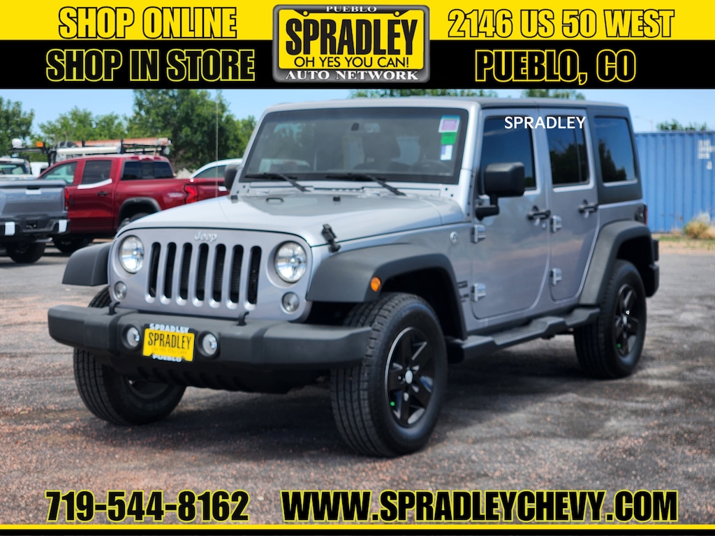 Used 2017 Jeep Wrangler JK Unlimited Sport 4x4 SUV