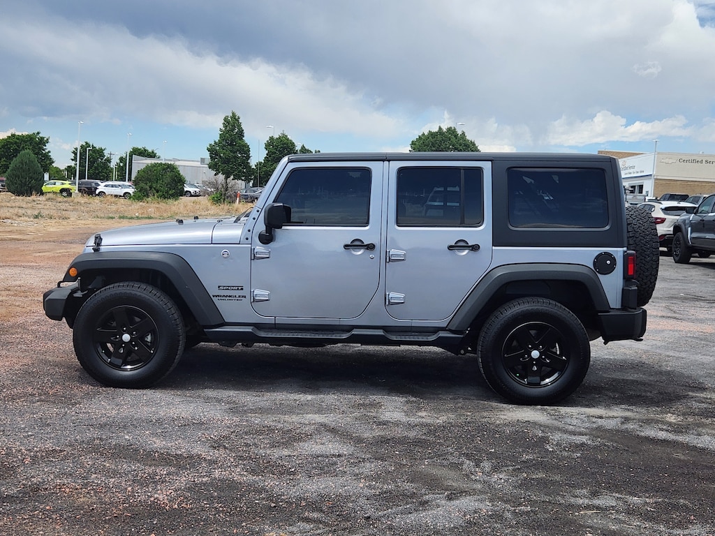 Used 2017 Jeep Wrangler JK Unlimited Sport 4x4 SUV
