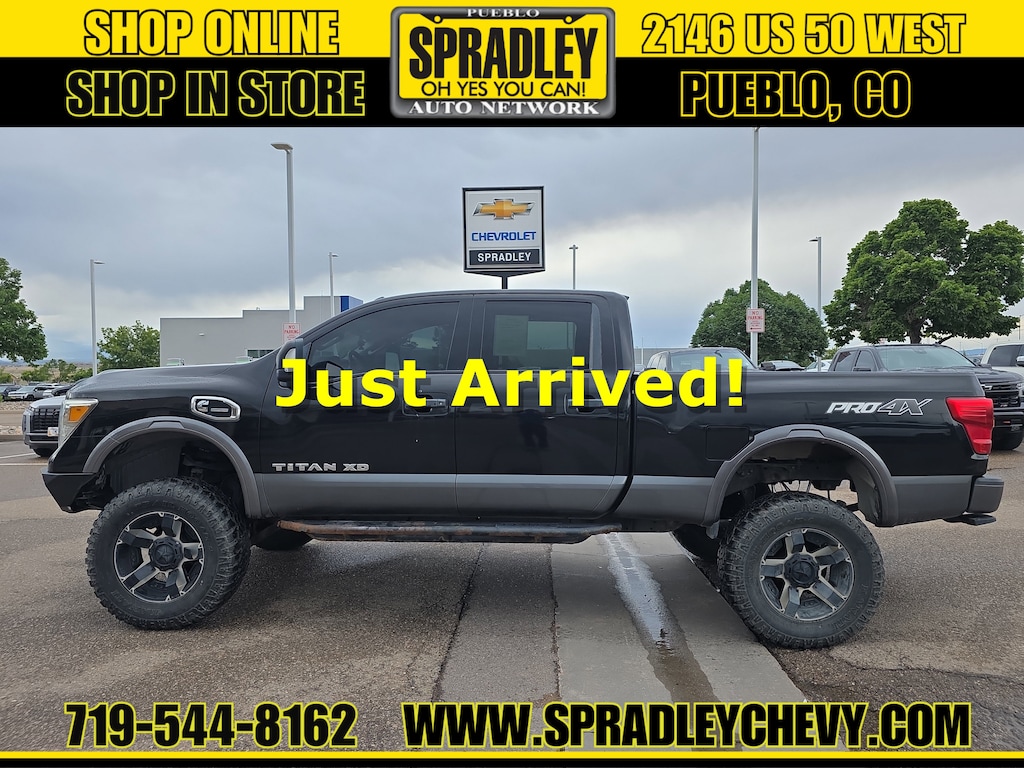 Used 2017 Nissan Titan XD PRO-4X Diesel Truck Crew Cab