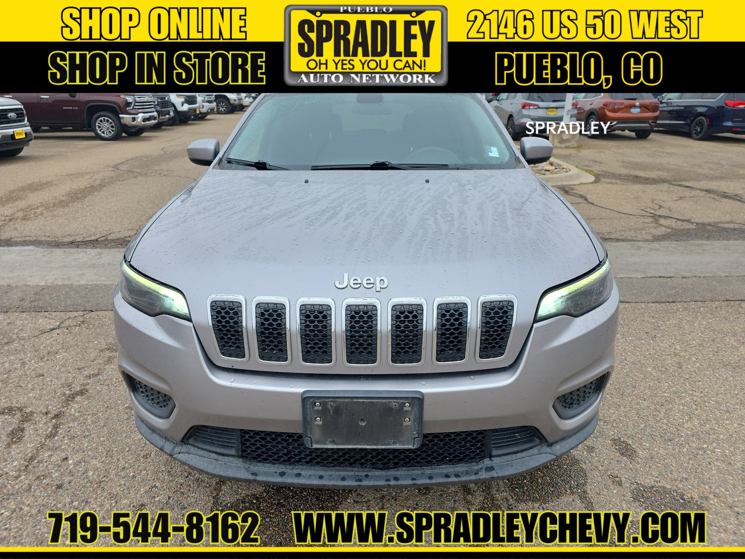 Used 2020 Jeep Cherokee Latitude with VIN 1C4PJMCB4LD651001 for sale in Pueblo, CO