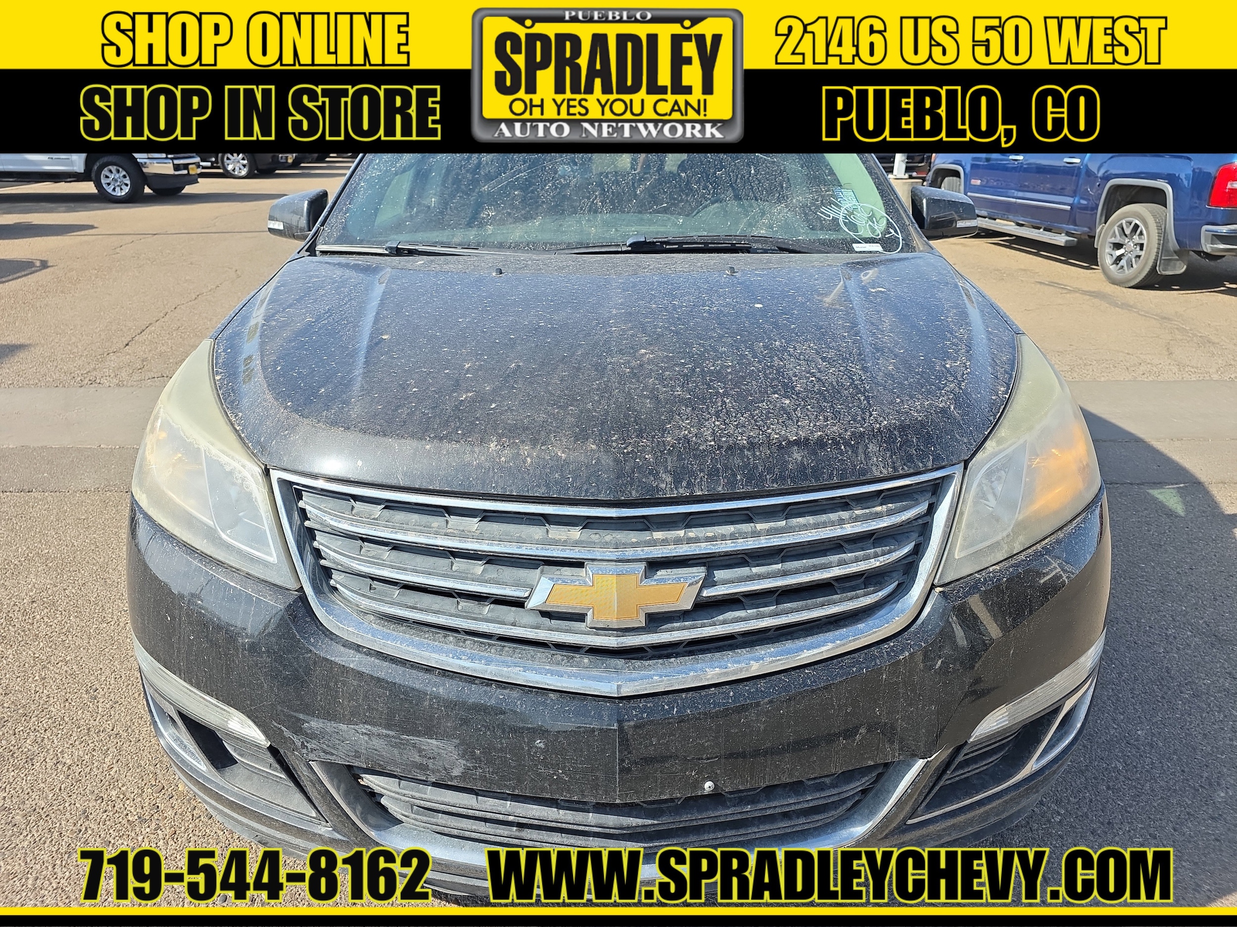 Used 2017 Chevrolet Traverse 1LT with VIN 1GNKRGKD4HJ338960 for sale in Pueblo, CO