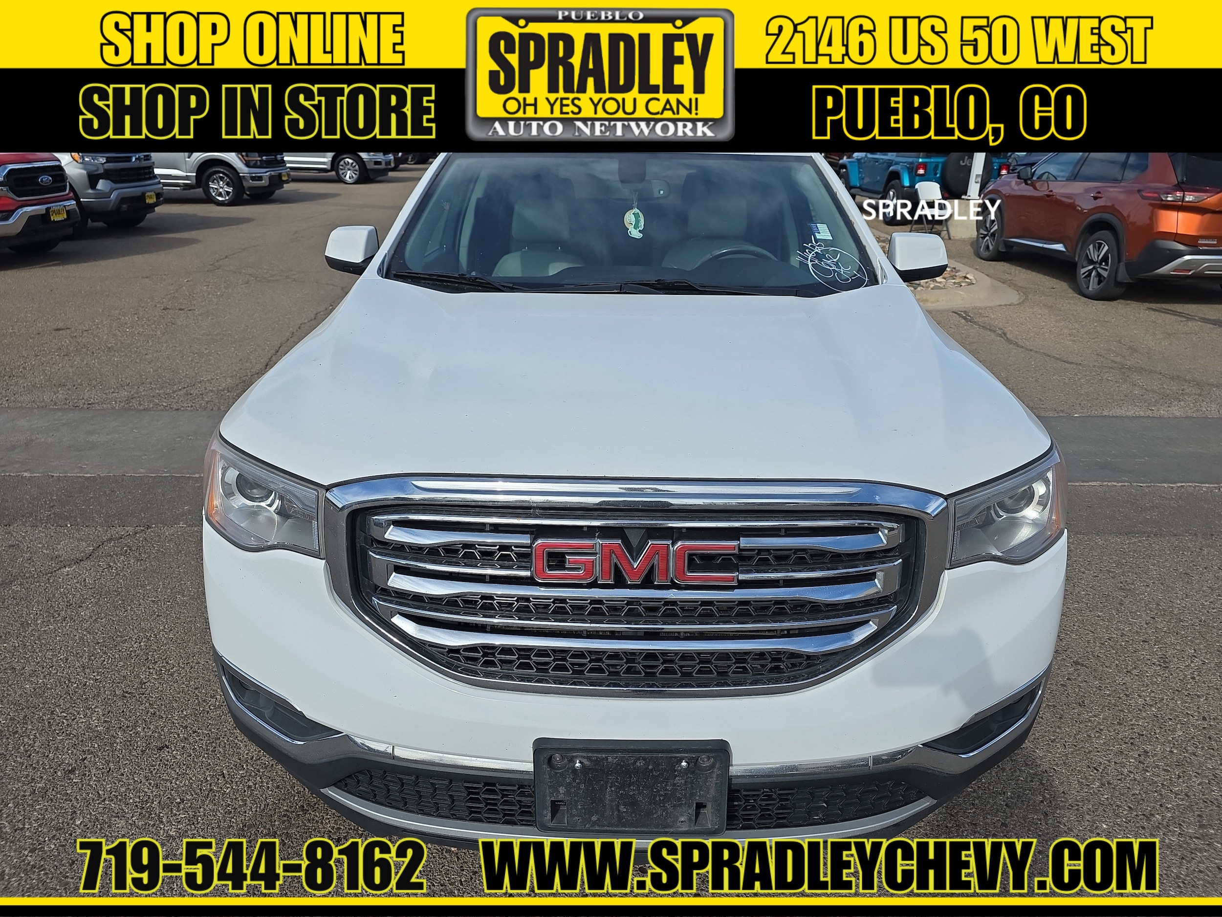 Used 2017 GMC Acadia SLT-1 with VIN 1GKKNULSXHZ161370 for sale in Pueblo, CO
