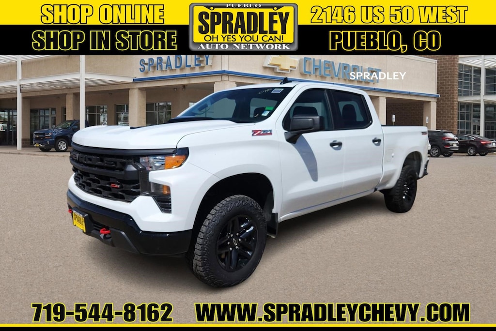 Used 2025 Chevrolet Silverado 1500 Custom Trail Boss Truck Crew Cab