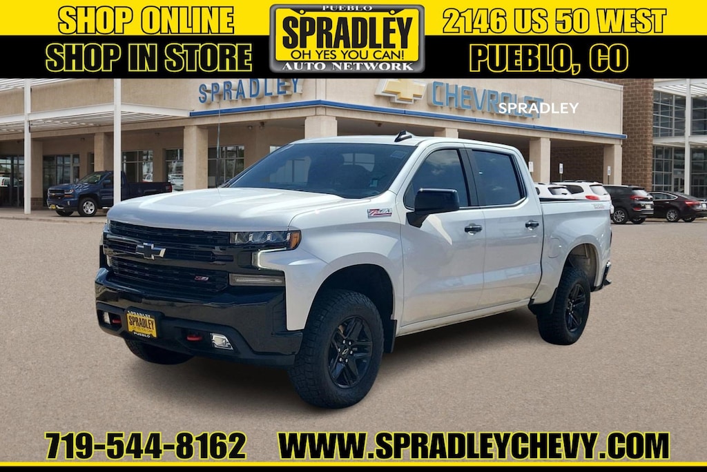 Used 2021 Chevrolet Silverado 1500 LT Trail Boss Truck Crew Cab