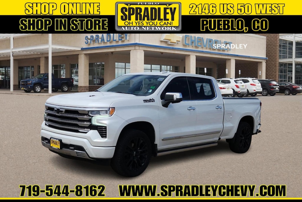 Used 2023 Chevrolet Silverado 1500 High Country Truck Crew Cab
