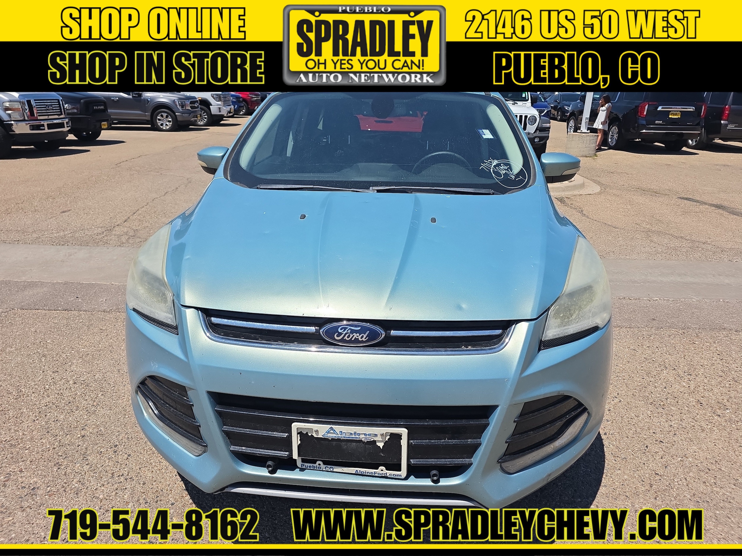Used 2013 Ford Escape Titanium with VIN 1FMCU0J94DUB20697 for sale in Pueblo, CO