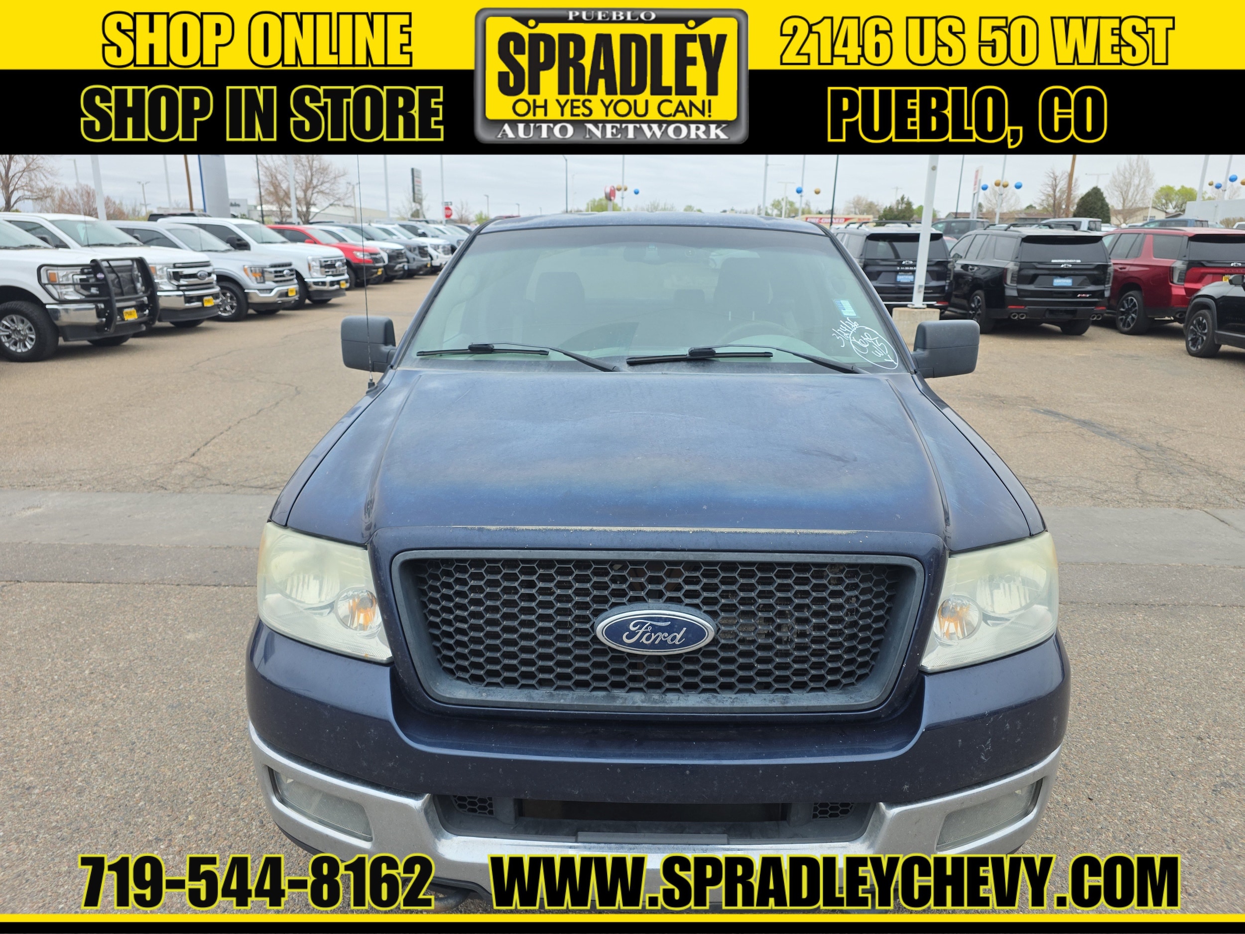 Used 2005 Ford F-150 XLT with VIN 1FTPX14525NB24934 for sale in Pueblo, CO