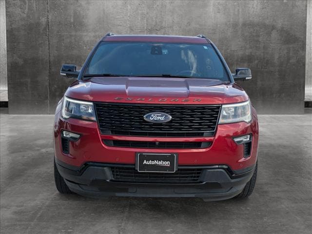 Used 2018 Ford Explorer Sport with VIN 1FM5K8GT7JGA41650 for sale in Spring, TX