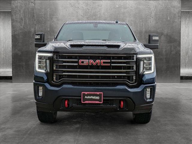 Used 2021 GMC Sierra 2500HD AT4 with VIN 1GT49PEY5MF287594 for sale in Spring, TX