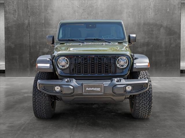 Used 2024 Jeep Wrangler 4-Door Willys with VIN 1C4RJXDN9RW124247 for sale in Spring, TX