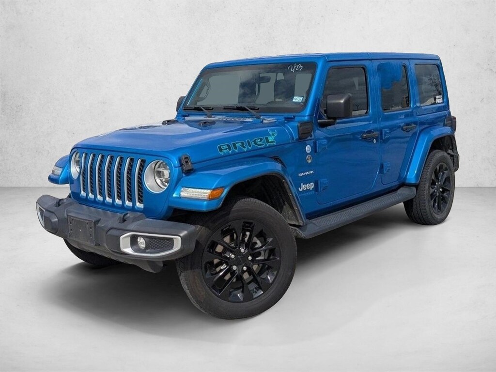 Used 2021 Jeep Wrangler 4xe Unlimited Sahara Sport Utility